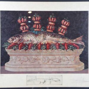 Lithography "Gala Dinners", plate 6