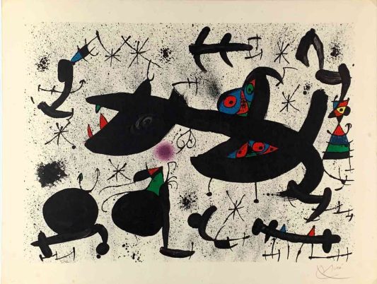 Etapa de madurez en la obra gráfica de Miró